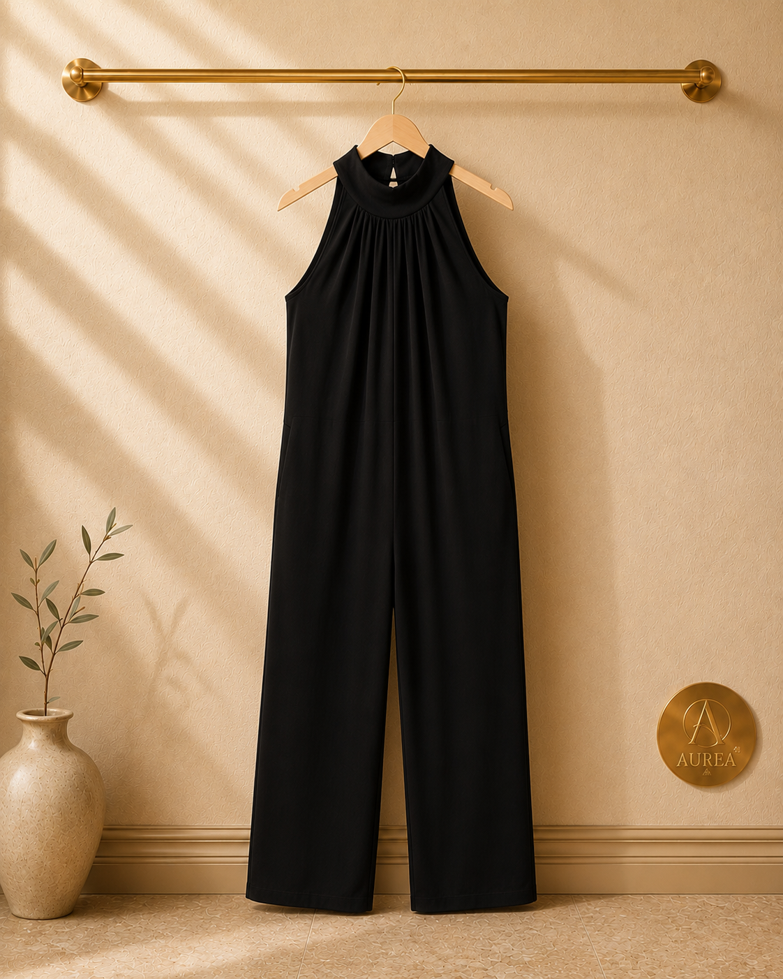 Mono Negro Cuello Halter