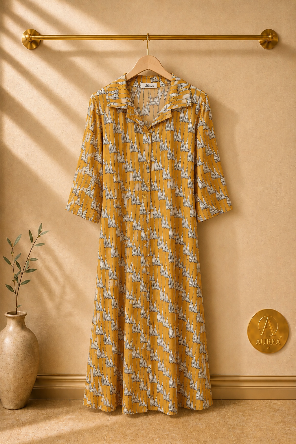Vestido Camisero Estampado
